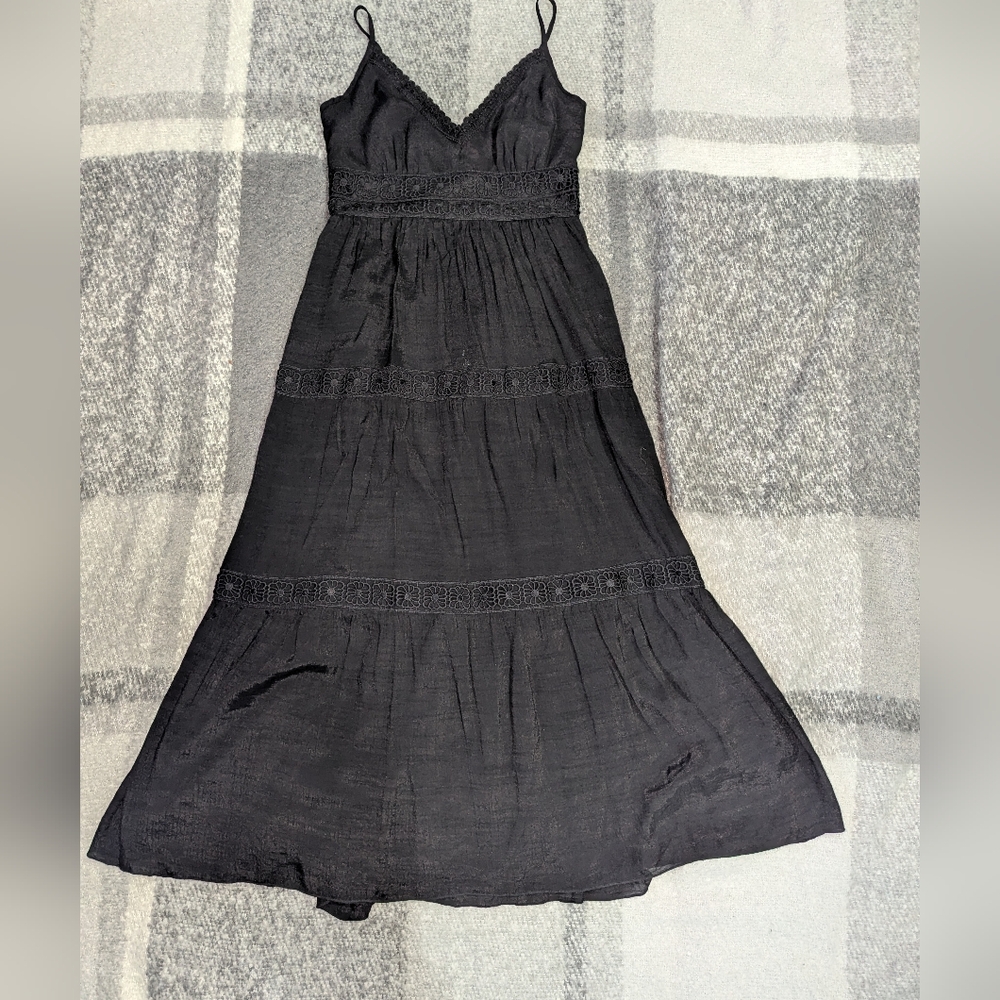 Rebellion Black Maxi Dress